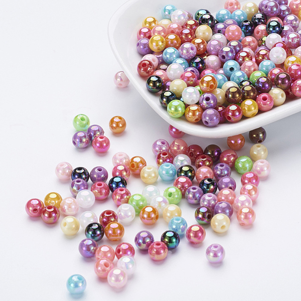 PandaHall Eco-Friendly Poly Styrene Acrylic Beads, AB Color Plated, Round, Mixed Color, 6mm, Hole: 1mm, about 195pcs/20g Acrylic Round..., Multicolor
PandaHall Eco-Friendly Poly Styrene Acrylic Beads, AB Color Plated, Round, Mixed Color, 6mm, Hole: 1mm, about 195pcs/20g Acrylic Round..., Multicolor