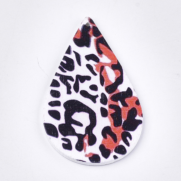 PandaHall Printed Wooden Big Pendants, Dyed, Teardrop with Leopard Print, Colorful, 59x36x2.5mm, Hole: 1.5mm Wood Teardrop
PandaHall Printed Wooden Big Pendants, Dyed, Teardrop with Leopard Print, Colorful, 59x36x2.5mm, Hole: 1.5mm Wood Teardrop