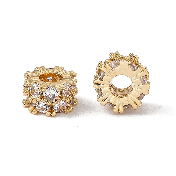 PandaHall Brass Micro Pave Clear Cubic Zirconia Beads, Flat Round, Real 18K Gold Plated, 9.3x5mm, Hole: 3.7mm Brass+Cubic Zirconia Flat...
PandaHall Brass Micro Pave Clear Cubic Zirconia Beads, Flat Round, Real 18K Gold Plated, 9.3x5mm, Hole: 3.7mm Brass+Cubic Zirconia Flat...