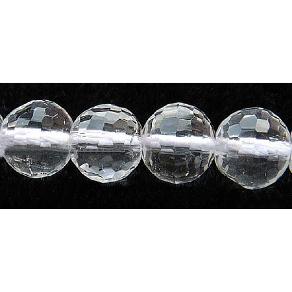 PandaHall Gemstone Beads Strands, Quartz Crystal, Faceted(128 Facets), Round, Synthetic Crystal, 4mm, Hole: 0.8mm, about 100pcs/strand, 15.5..., Clear
PandaHall Gemstone Beads Strands, Quartz Crystal, Faceted(128 Facets), Round, Synthetic Crystal, 4mm, Hole: 0.8mm, about 100pcs/strand, 15.5..., Clear