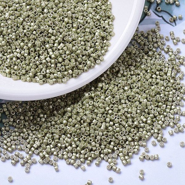 PandaHall MIYUKI Delica Beads, Cylinder, Japanese Seed Beads, 11/0, (DB1181) Galvanized Semi-Frosted Aloe, 1.3x1.6mm, Hole: 0.8mm, about..., Green
PandaHall MIYUKI Delica Beads, Cylinder, Japanese Seed Beads, 11/0, (DB1181) Galvanized Semi-Frosted Aloe, 1.3x1.6mm, Hole: 0.8mm, about..., Green