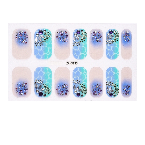 PandaHall Full Cover Nail Stickers, 3D Nail Decals, Self-Adhesive, with Glass & Rhinestone & Plastic, for Nail Tips Decorations, Light Sky..., Blue
PandaHall Full Cover Nail Stickers, 3D Nail Decals, Self-Adhesive, with Glass & Rhinestone & Plastic, for Nail Tips Decorations, Light Sky..., Blue