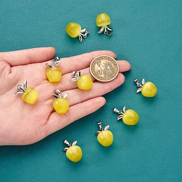 PandaHall 10Pcs Apple Gemstone Charm Pendant Crystal Quartz Healing Natural Stone Pendants Pink Silver Buckle for Jewelry Necklace Earring...
PandaHall 10Pcs Apple Gemstone Charm Pendant Crystal Quartz Healing Natural Stone Pendants Pink Silver Buckle for Jewelry Necklace Earring...