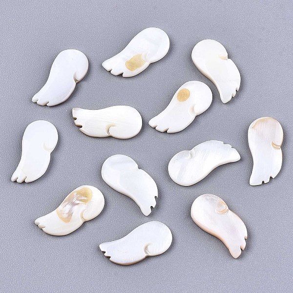 PandaHall Natural Freshwater Shell Cabochons, Wing, Seashell Color, 14x7x2mm Freshwater Shell Wing
PandaHall Natural Freshwater Shell Cabochons, Wing, Seashell Color, 14x7x2mm Freshwater Shell Wing