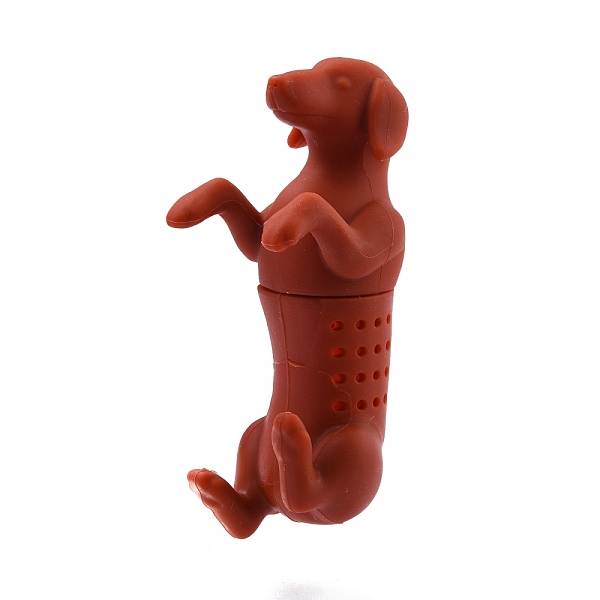 PandaHall Silicone Tea Infuser, Dog Creative Animal Tea Strainer, for Tea Lovers, Saddle Brown, 39x49x107.8mm, Inner Diameter: 26mm Silicone
PandaHall Silicone Tea Infuser, Dog Creative Animal Tea Strainer, for Tea Lovers, Saddle Brown, 39x49x107.8mm, Inner Diameter: 26mm Silicone