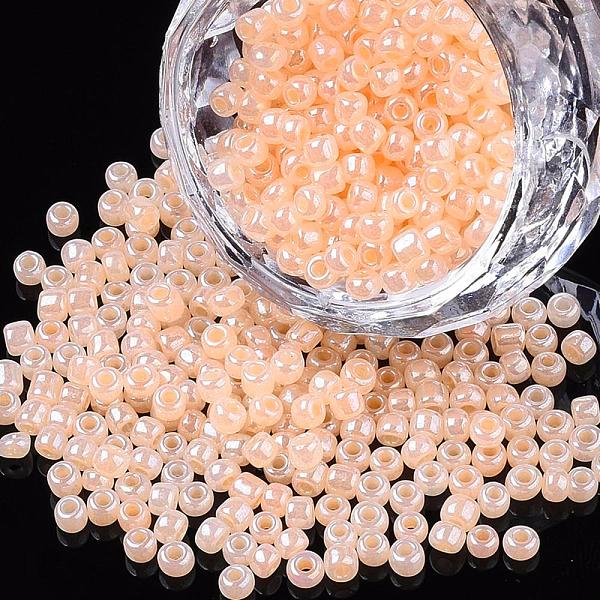 PandaHall Glass Seed Beads, Ceylon, Round, Bisque, 4mm, Hole: 1.5mm, about 4500pcs/pound Glass Orange
PandaHall Glass Seed Beads, Ceylon, Round, Bisque, 4mm, Hole: 1.5mm, about 4500pcs/pound Glass Orange