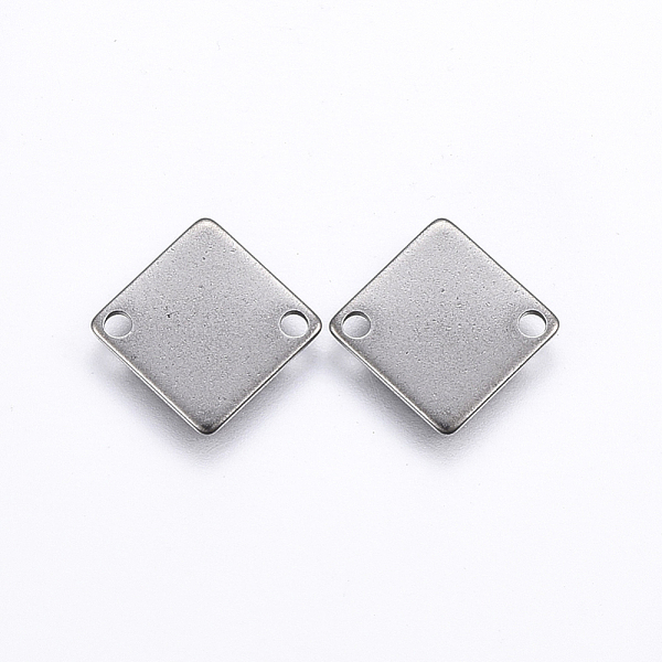 PandaHall 201 Stainless Steel Links connectors, Rhombus, Stainless Steel Color, 12.5x12.5x0.7mm, Hole: 1.4mm 201 Stainless Steel Rhombus
PandaHall 201 Stainless Steel Links connectors, Rhombus, Stainless Steel Color, 12.5x12.5x0.7mm, Hole: 1.4mm 201 Stainless Steel Rhombus
