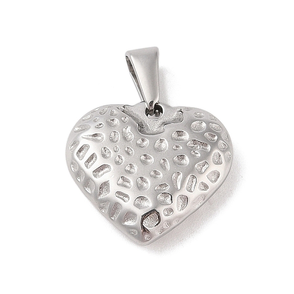 PandaHall 304 Stainless Steel Pendants, Textured, Heart Charm, Stainless Steel Color, 18.5x20x5.5mm, Hole: 6x3mm 304 Stainless Steel Heart
PandaHall 304 Stainless Steel Pendants, Textured, Heart Charm, Stainless Steel Color, 18.5x20x5.5mm, Hole: 6x3mm 304 Stainless Steel Heart