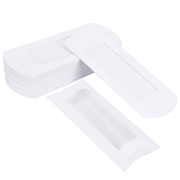 PandaHall BENECREAT 30pcs 6.3x2.8x1inch White Paper Pillow Candy Boxes, Gift Boexes with PVC Visible Window for Birthday Wedding Party...
PandaHall BENECREAT 30pcs 6.3x2.8x1inch White Paper Pillow Candy Boxes, Gift Boexes with PVC Visible Window for Birthday Wedding Party...
