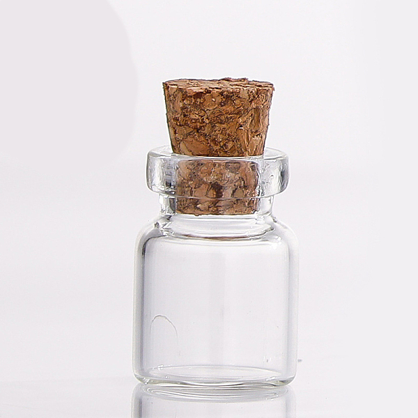 PandaHall Mini High Borosilicate Glass Bottle Bead Containers, Wishing Bottle, with Cork Stopper, Column, Clear, 1.3x1.8cm, Capacity: 1ml...
PandaHall Mini High Borosilicate Glass Bottle Bead Containers, Wishing Bottle, with Cork Stopper, Column, Clear, 1.3x1.8cm, Capacity: 1ml...