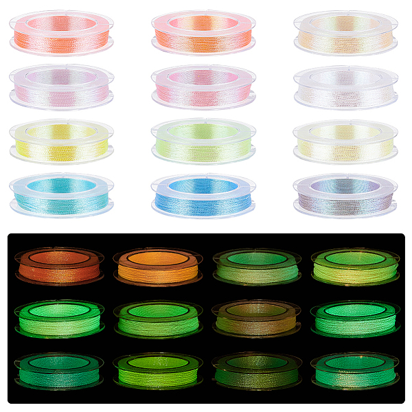 PandaHall 12 Rolls 12 Colors 1-Ply Polycotton(Polyester Cotton) Embroidery Floss, Luminous Thread, Iridescent Thread, for Hand & Machine..., Multicolor
PandaHall 12 Rolls 12 Colors 1-Ply Polycotton(Polyester Cotton) Embroidery Floss, Luminous Thread, Iridescent Thread, for Hand & Machine..., Multicolor