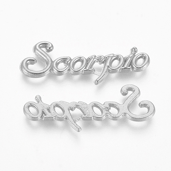 PandaHall Silver Color Plated Alloy Cabochons, Twelve Constellations, Scorpio, 7~10x15~48x1.5~2mm Alloy Scorpio
PandaHall Silver Color Plated Alloy Cabochons, Twelve Constellations, Scorpio, 7~10x15~48x1.5~2mm Alloy Scorpio