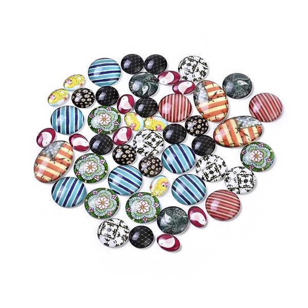 PandaHall Glass Cabochons, Mixed Shapes, Mixed Style, Mixed Color, 10~30x8~23x3~6mm Glass Mixed Shapes Multicolor
PandaHall Glass Cabochons, Mixed Shapes, Mixed Style, Mixed Color, 10~30x8~23x3~6mm Glass Mixed Shapes Multicolor