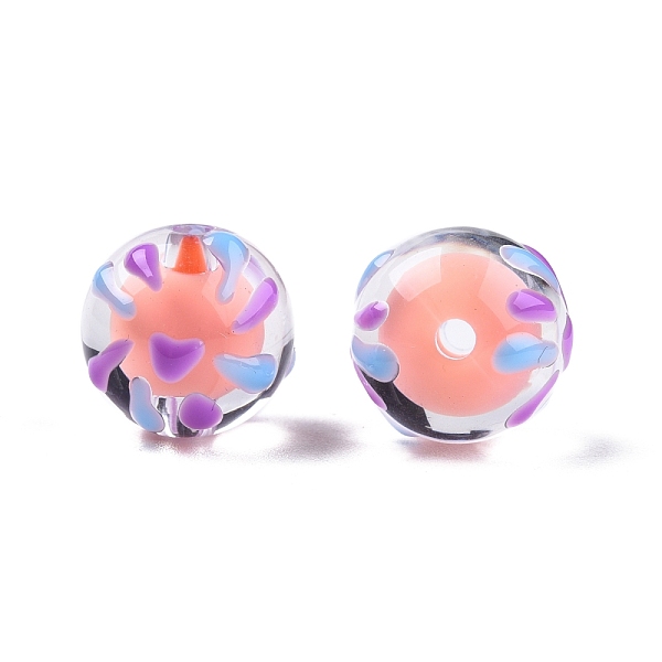 PandaHall Transparent Acrylic Enamel Beads, Bead in Bead, Round, Light Salmon, 14~15x13mm, Hole: 2mm Acrylic Round
PandaHall Transparent Acrylic Enamel Beads, Bead in Bead, Round, Light Salmon, 14~15x13mm, Hole: 2mm Acrylic Round
