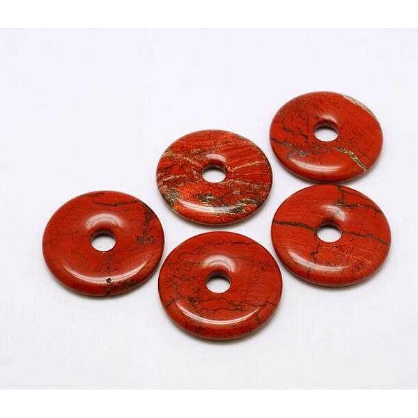 PandaHall Donut/Pi Disc Natural Gemstone Pendants, Red Jasper, Donut Width: 16mm, 40x5.5mm, Hole: 8mm Red Jasper Flat Round
PandaHall Donut/Pi Disc Natural Gemstone Pendants, Red Jasper, Donut Width: 16mm, 40x5.5mm, Hole: 8mm Red Jasper Flat Round