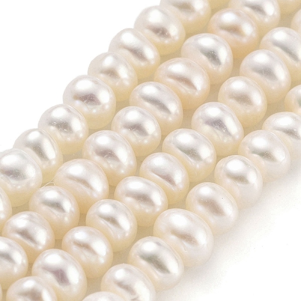 PandaHall Natural Cultured Freshwater Pearl Beads Strands, Grade 6A, Rondelle, PapayaWhip, 4~4.5mm, Hole: 0.6mm, about 55pcs/strand, 7.28..., Orange
PandaHall Natural Cultured Freshwater Pearl Beads Strands, Grade 6A, Rondelle, PapayaWhip, 4~4.5mm, Hole: 0.6mm, about 55pcs/strand, 7.28..., Orange