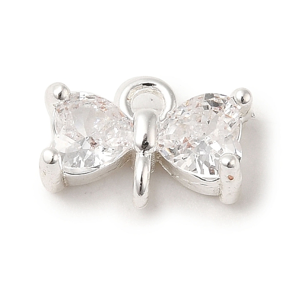 PandaHall Brass Pave Clear Cubic Zirconia Bowknot Links Connector Charms, Silver, 10x6.5x3mm, Hole: 1.2mm Brass+Cubic Zirconia Bowknot Clear
PandaHall Brass Pave Clear Cubic Zirconia Bowknot Links Connector Charms, Silver, 10x6.5x3mm, Hole: 1.2mm Brass+Cubic Zirconia Bowknot Clear