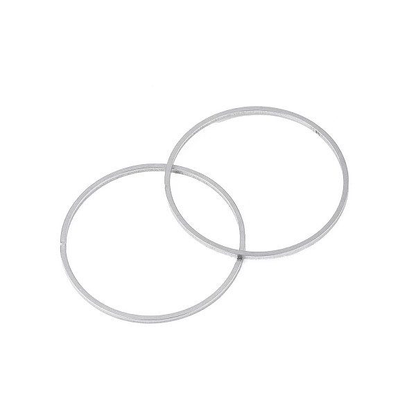 PandaHall 304 Stainless Steel Linking Ring, Stainless Steel Color, 32x1mm, Inner Diameter: 30mm 304 Stainless Steel Ring
PandaHall 304 Stainless Steel Linking Ring, Stainless Steel Color, 32x1mm, Inner Diameter: 30mm 304 Stainless Steel Ring