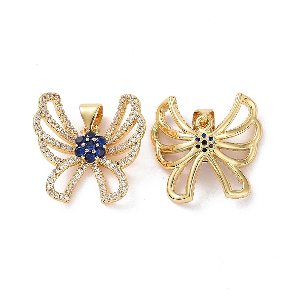 PandaHall Brass Micro Pave Cubic Zirconia Pendants, Real 18K Gold Plated, Hollow Butterfly with Flower Charm, Blue, 20.5x20.5x4.5mm, Hole...
PandaHall Brass Micro Pave Cubic Zirconia Pendants, Real 18K Gold Plated, Hollow Butterfly with Flower Charm, Blue, 20.5x20.5x4.5mm, Hole...