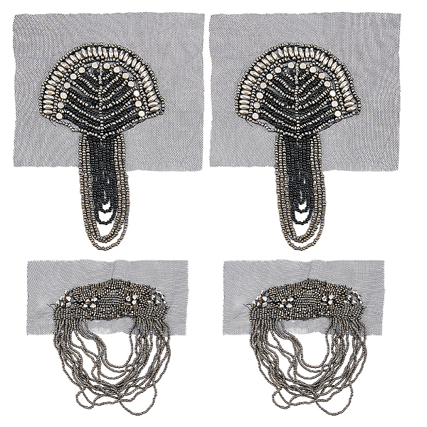 PandaHall SUPERFINDINGS 4Pcs 2 Styles Iron Fashion Tassel Epaulette, Punk Style Shoulder Badge, with Glass & Grenadine Finding, DIY Clothing...
PandaHall SUPERFINDINGS 4Pcs 2 Styles Iron Fashion Tassel Epaulette, Punk Style Shoulder Badge, with Glass & Grenadine Finding, DIY Clothing...