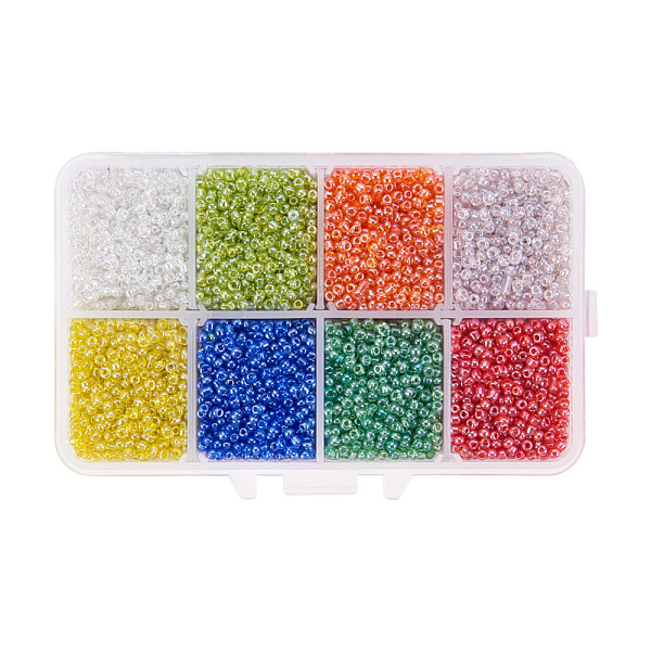 PandaHall 12/0 Round Glass Seed Beads, Transparent Colours Lustered, Mixed Style, Mixed Color, 2mm, Hole: 1mm, about 12500pcs/box Glass..., Multicolor
PandaHall 12/0 Round Glass Seed Beads, Transparent Colours Lustered, Mixed Style, Mixed Color, 2mm, Hole: 1mm, about 12500pcs/box Glass..., Multicolor