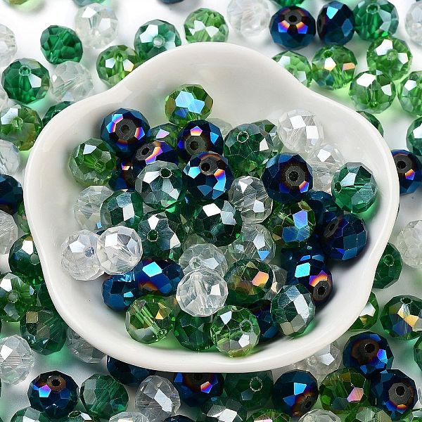 PandaHall Glass Beads, Faceted, Rondelle, Dark Green, 10x8mm, Hole: 1mm, about 560pcs/500g Glass Rondelle
PandaHall Glass Beads, Faceted, Rondelle, Dark Green, 10x8mm, Hole: 1mm, about 560pcs/500g Glass Rondelle