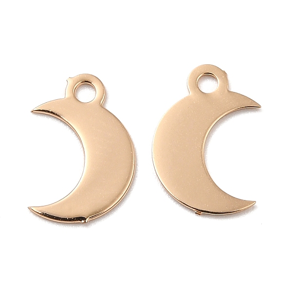 PandaHall Long-Lasting Plated Brass Charms, Moon Charm, Light Gold, 9x6x0.3mm, Hole: 1mm Brass Moon
PandaHall Long-Lasting Plated Brass Charms, Moon Charm, Light Gold, 9x6x0.3mm, Hole: 1mm Brass Moon