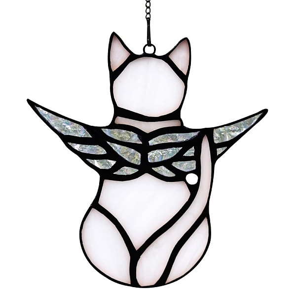 PandaHall Angel Cat Stained Acrylic Window Planel, for Suncatchers Window Home Hanging Ornaments, White, 120x130mm Acrylic Cat Shape White
PandaHall Angel Cat Stained Acrylic Window Planel, for Suncatchers Window Home Hanging Ornaments, White, 120x130mm Acrylic Cat Shape White