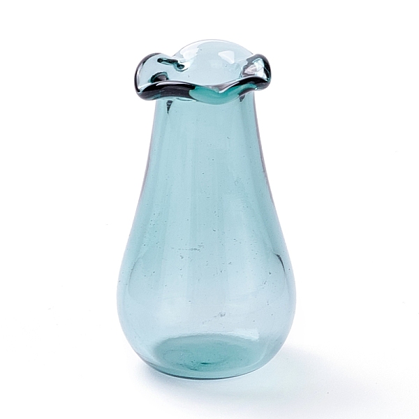 PandaHall Miniature Glass Vase Ornaments, Micro Toys Dollhouse Accessories Pretending Prop Decorations, Aqua, 27.5~29x15.5~16mm, Hole: 6mm..., Cyan
PandaHall Miniature Glass Vase Ornaments, Micro Toys Dollhouse Accessories Pretending Prop Decorations, Aqua, 27.5~29x15.5~16mm, Hole: 6mm..., Cyan