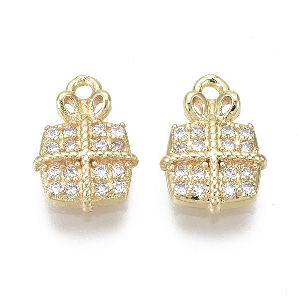 PandaHall Brass Micro Pave Clear Cubic Zirconia Charms, Nickel Free, Gift, Real 18K Gold Plated, 11.5x8x2mm, Hole: 1.2mm Brass+Cubic...
PandaHall Brass Micro Pave Clear Cubic Zirconia Charms, Nickel Free, Gift, Real 18K Gold Plated, 11.5x8x2mm, Hole: 1.2mm Brass+Cubic...