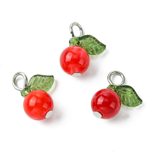 PandaHall Acrylic Pendants, with Iron Flat Head Pins, Fruit Charms, Orange Red, 15x11.5x7.5mm, Hole: 2mm Iron+Acrylic Fruit
PandaHall Acrylic Pendants, with Iron Flat Head Pins, Fruit Charms, Orange Red, 15x11.5x7.5mm, Hole: 2mm Iron+Acrylic Fruit