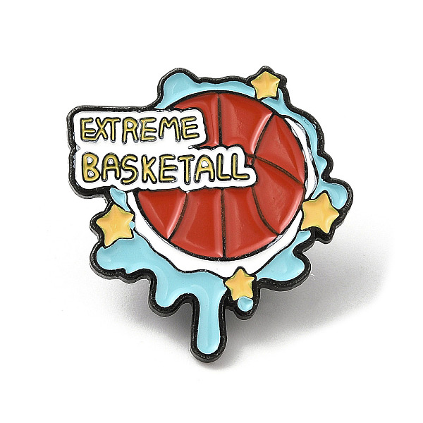 PandaHall Enamel Pins, Black Alloy Brooch for Basketball Lover, Basketball, 26.5x26x1.7mm Alloy+Enamel Basketball Red
PandaHall Enamel Pins, Black Alloy Brooch for Basketball Lover, Basketball, 26.5x26x1.7mm Alloy+Enamel Basketball Red