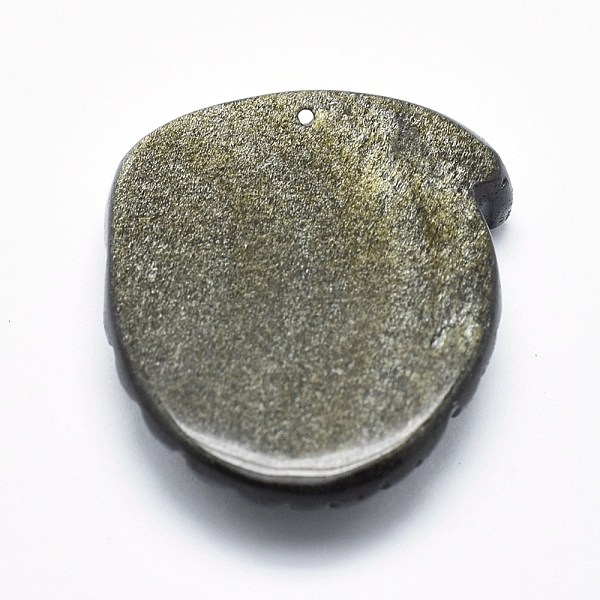 PandaHall Natural Golden Sheen Obsidian Pendants, 44x34.5x9mm, Hole: 1.5mm Obsidian Others
PandaHall Natural Golden Sheen Obsidian Pendants, 44x34.5x9mm, Hole: 1.5mm Obsidian Others