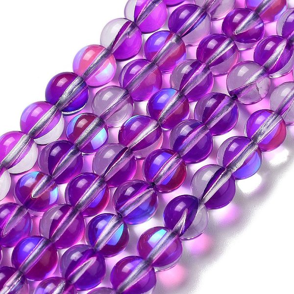 PandaHall Synthetic Moonstone Beads Strands, Round, Blue Violet, 8mm, Hole: 1mm, about 23~24pcs/strand, 7.09~7.32 inch(18~18.6cm) Moonstone...
PandaHall Synthetic Moonstone Beads Strands, Round, Blue Violet, 8mm, Hole: 1mm, about 23~24pcs/strand, 7.09~7.32 inch(18~18.6cm) Moonstone...