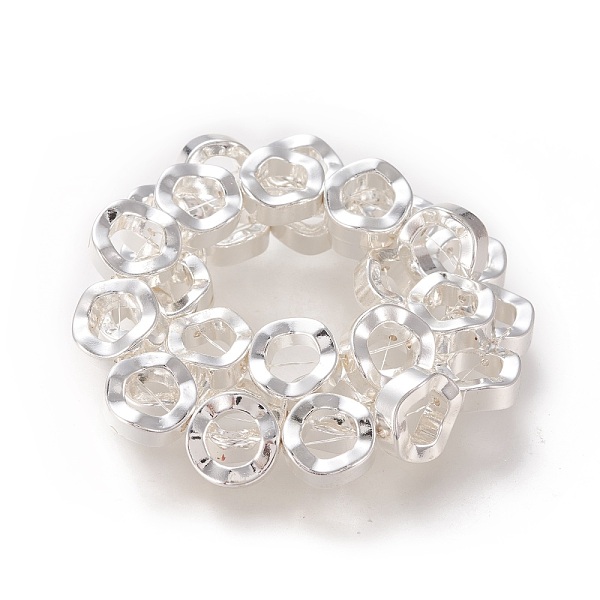 PandaHall Electroplated Non-magnetic Synthetic Hematite Beads Strands, Bead Frame, Long-Lasting Plated, Round Ring, Silver Plated, 12mm...
PandaHall Electroplated Non-magnetic Synthetic Hematite Beads Strands, Bead Frame, Long-Lasting Plated, Round Ring, Silver Plated, 12mm...