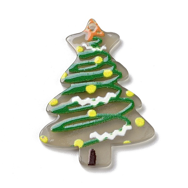 PandaHall Printed Acrylic Pendants, for Christmas, Christmas Tree Pattern, 38x27.5x2mm, Hole: 1.6mm Acrylic Christmas Tree Green
PandaHall Printed Acrylic Pendants, for Christmas, Christmas Tree Pattern, 38x27.5x2mm, Hole: 1.6mm Acrylic Christmas Tree Green