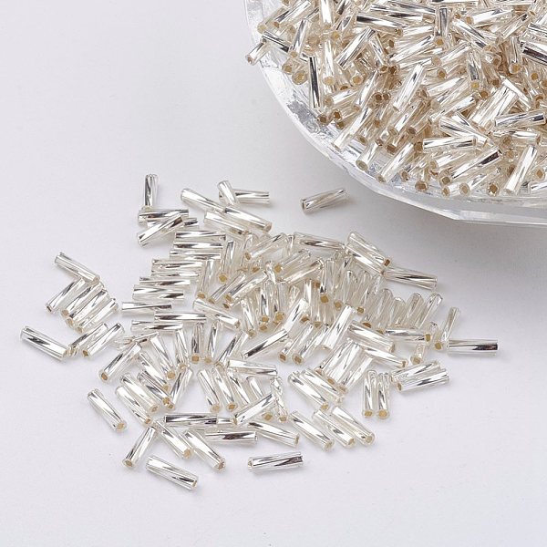 PandaHall Glass Twisted Bugle Beads, Metallic Colours,White, 9x2mm, Hole: 0.5mm, about 555pcs/50g Glass White
PandaHall Glass Twisted Bugle Beads, Metallic Colours,White, 9x2mm, Hole: 0.5mm, about 555pcs/50g Glass White