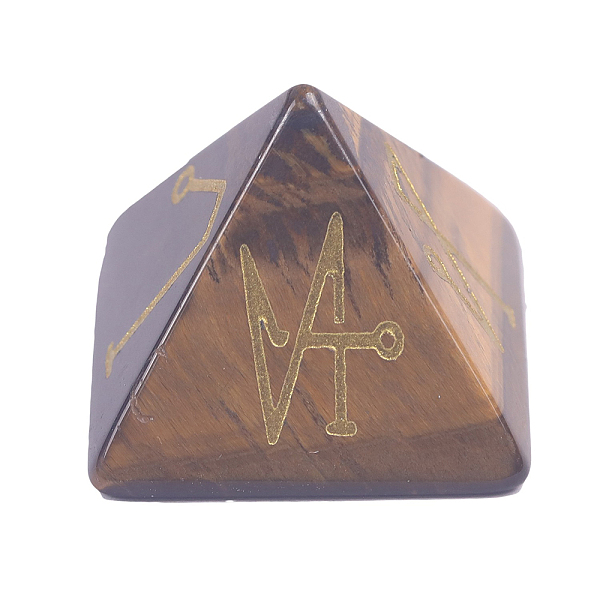 PandaHall Pyramid Reiki Natural Tiger Eye Display Decorations, for Home Office Desk Decoration, 25x25x20mm Tiger Eye Pyramid
PandaHall Pyramid Reiki Natural Tiger Eye Display Decorations, for Home Office Desk Decoration, 25x25x20mm Tiger Eye Pyramid