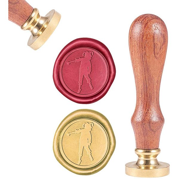 PandaHall DIY Scrapbook, Brass Wax Seal Stamp and Wood Handle Sets, Human, Golden, 8.9x2.5cm, Stamps: 25x14.5mm Brass
PandaHall DIY Scrapbook, Brass Wax Seal Stamp and Wood Handle Sets, Human, Golden, 8.9x2.5cm, Stamps: 25x14.5mm Brass