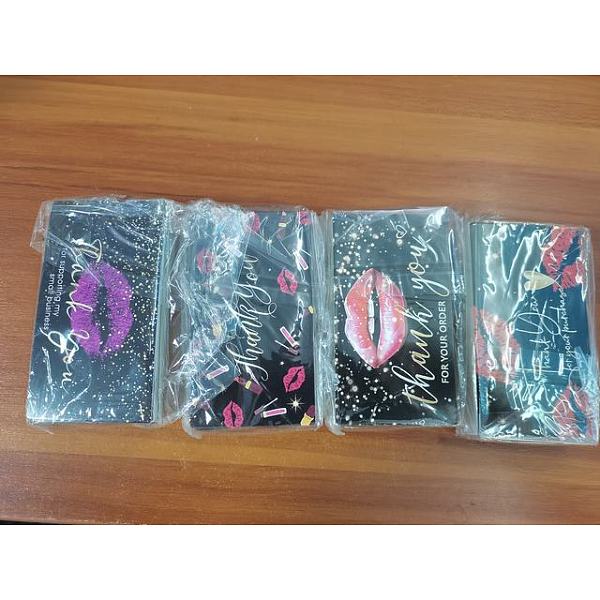 PandaHall 4Bag 4 Style Thank You Theme Card, for Decorations, Rectangle, Black, 90x50x0.4mm, 50pcs/bag, 1bag/style Paper Rectangle Black
PandaHall 4Bag 4 Style Thank You Theme Card, for Decorations, Rectangle, Black, 90x50x0.4mm, 50pcs/bag, 1bag/style Paper Rectangle Black