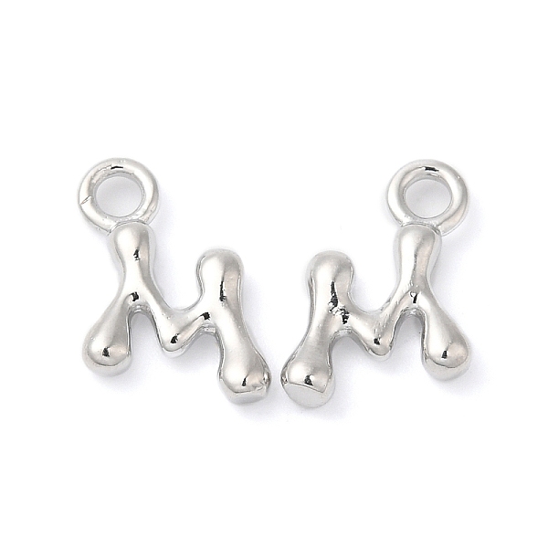 PandaHall Brass Charms, Real Platinum Plated, Letter M, 12x9.5x3mm, hole: 2.5mm Brass Letter M
PandaHall Brass Charms, Real Platinum Plated, Letter M, 12x9.5x3mm, hole: 2.5mm Brass Letter M