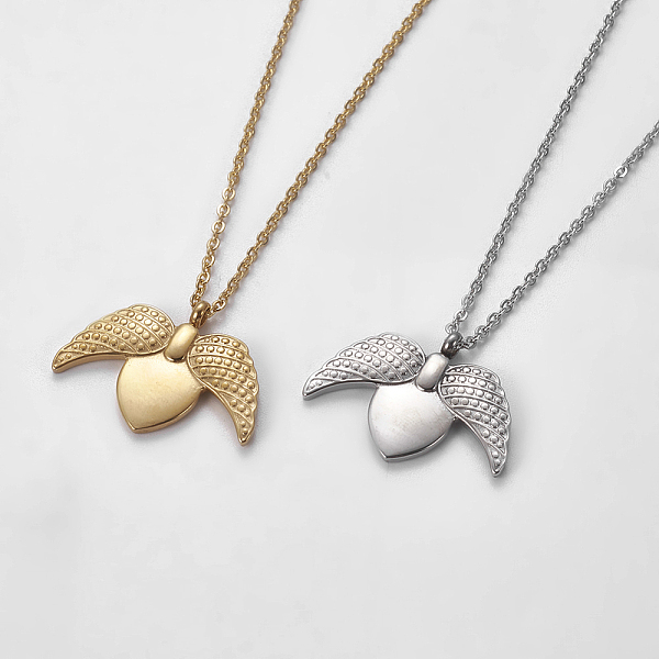 PandaHall 304 Stainless Steel Pendant Necklaces, with Cable Chains, Wing, Mixed Color, 17.7 inch(45cm), Pendant: 19x25x2mm 304 Stainless...
PandaHall 304 Stainless Steel Pendant Necklaces, with Cable Chains, Wing, Mixed Color, 17.7 inch(45cm), Pendant: 19x25x2mm 304 Stainless...
