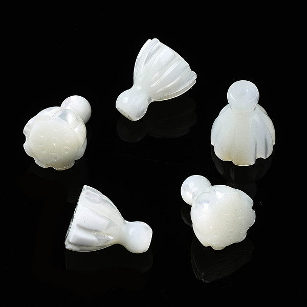 PandaHall Natural Trochid Shell/Trochus Shell Beads, Half Drilled, Lotus, 10.5x9mm, Hole: 1mm Trochus Shell Others
PandaHall Natural Trochid Shell/Trochus Shell Beads, Half Drilled, Lotus, 10.5x9mm, Hole: 1mm Trochus Shell Others