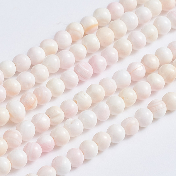 PandaHall Natural Pink Shell Beads Strands, Round, 4~4.5mm, Hole: 0.6mm, about 106pcs/strand, 16.14 inch(41cm) Pink Shell Round
PandaHall Natural Pink Shell Beads Strands, Round, 4~4.5mm, Hole: 0.6mm, about 106pcs/strand, 16.14 inch(41cm) Pink Shell Round