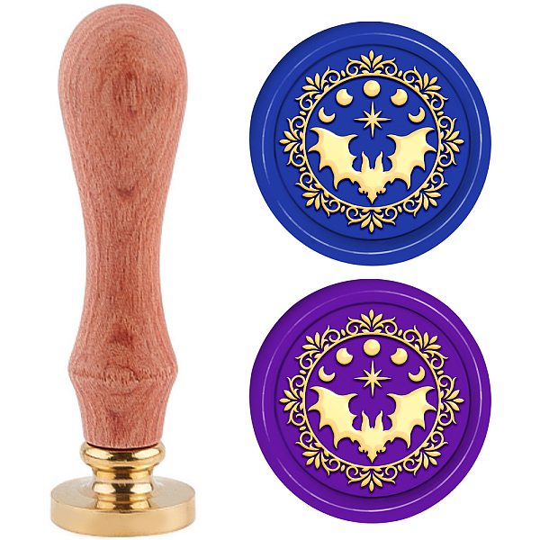 PandaHall Bat Wax Seal Stamp Kit, 30mm Moon Star Wax Sealing Stamp Removable Retro Brass Head Stamp with Wooden Handle for Halloween...
PandaHall Bat Wax Seal Stamp Kit, 30mm Moon Star Wax Sealing Stamp Removable Retro Brass Head Stamp with Wooden Handle for Halloween...