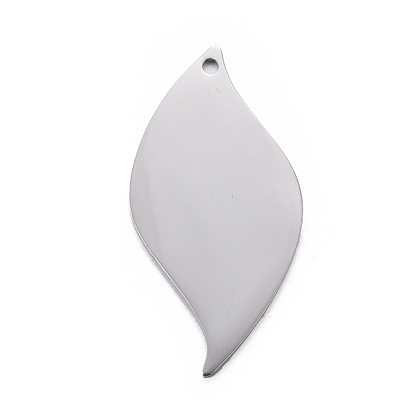 PandaHall 304 Stainless Steel Pendants, Stamping Blank Tag, Leaf, Stainless Steel Color, 27x14x1mm, Hole: 1.2mm 304 Stainless Steel Leaf
PandaHall 304 Stainless Steel Pendants, Stamping Blank Tag, Leaf, Stainless Steel Color, 27x14x1mm, Hole: 1.2mm 304 Stainless Steel Leaf