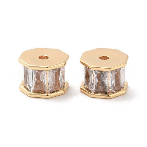 PandaHall Brass Beads, with Glass, Octagon Column, Real 18K Gold Plated, 10.5x10.5x7.5mm, Hole: 1.8mm Brass+Glass Column Clear
PandaHall Brass Beads, with Glass, Octagon Column, Real 18K Gold Plated, 10.5x10.5x7.5mm, Hole: 1.8mm Brass+Glass Column Clear