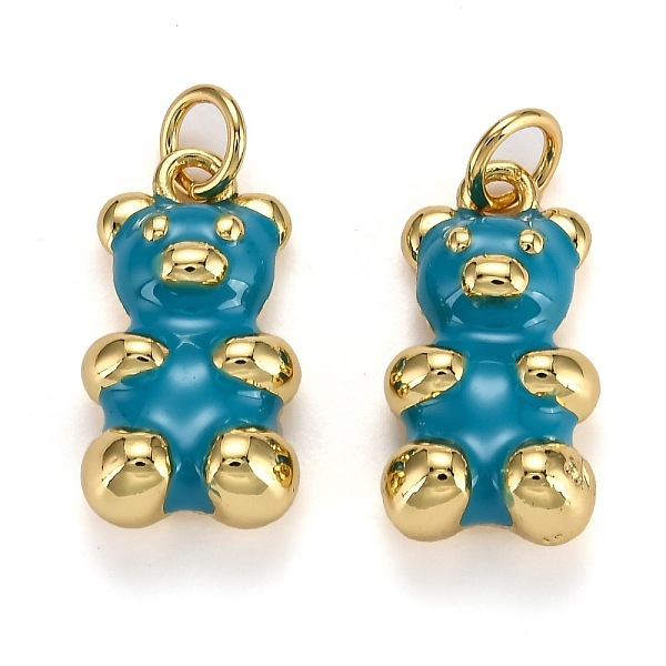 PandaHall Real 18K Gold Plated Brass Pendants, with Enamel and Jump Rings, Long-Lasting Plated, Bear, Dodger Blue, 17.5x9x5mm, Jump Ring...
PandaHall Real 18K Gold Plated Brass Pendants, with Enamel and Jump Rings, Long-Lasting Plated, Bear, Dodger Blue, 17.5x9x5mm, Jump Ring...