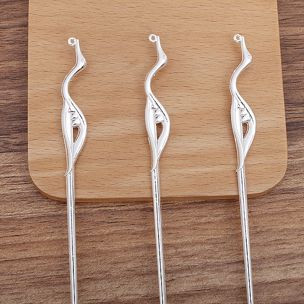 PandaHall Chinese Style Alloy Crane Hair Sticks, with Loop, Long-Lasting Plated Hair Accessories for Woman, Silver, 162mm, Fit For 1mm...
PandaHall Chinese Style Alloy Crane Hair Sticks, with Loop, Long-Lasting Plated Hair Accessories for Woman, Silver, 162mm, Fit For 1mm...