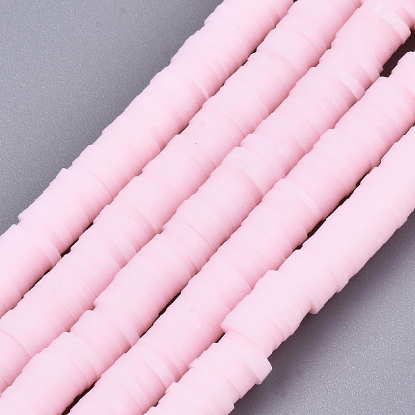 PandaHall Handmade Polymer Clay Beads Strands, for DIY Jewelry Crafts Supplies, Heishi Beads, Disc/Flat Round, Pearl Pink, 6x0.5~1mm, Hole...
PandaHall Handmade Polymer Clay Beads Strands, for DIY Jewelry Crafts Supplies, Heishi Beads, Disc/Flat Round, Pearl Pink, 6x0.5~1mm, Hole...